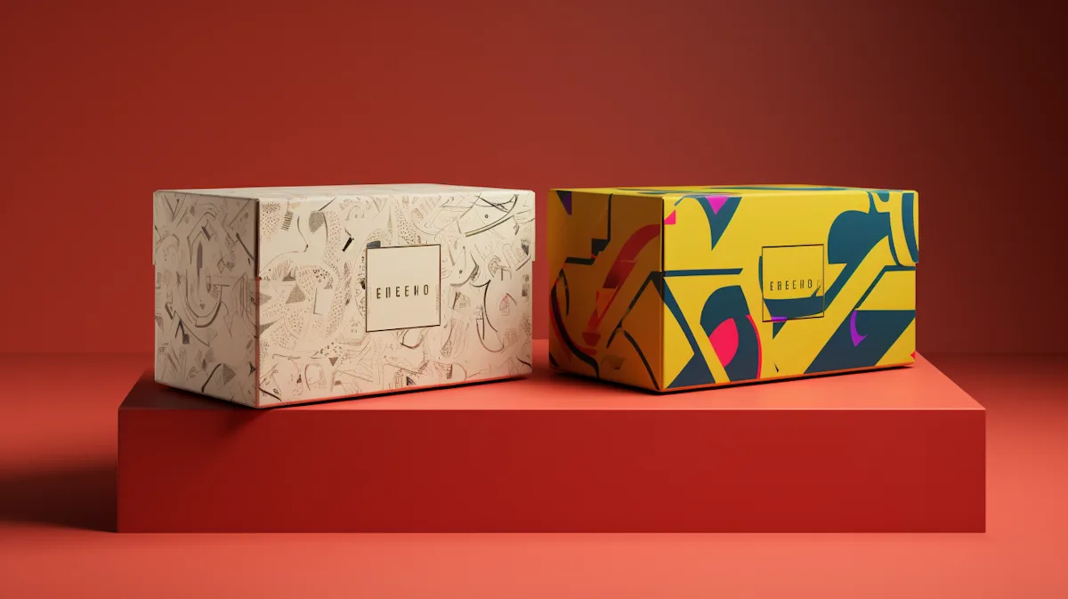 E-commerce order packaging ready for delivery