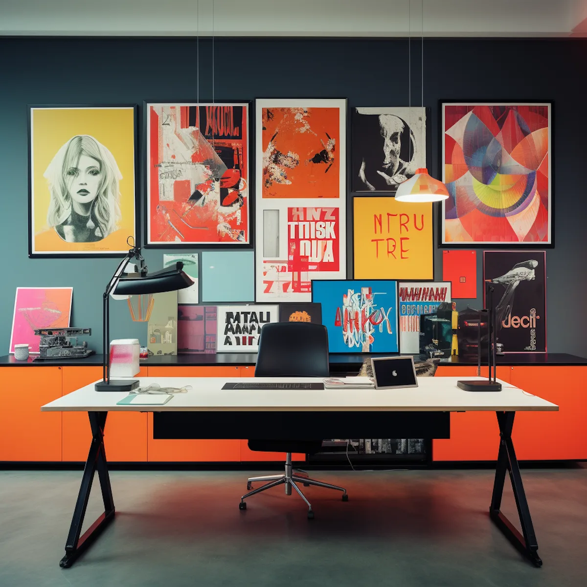 Designers reviewing brand work in the Odysense studio